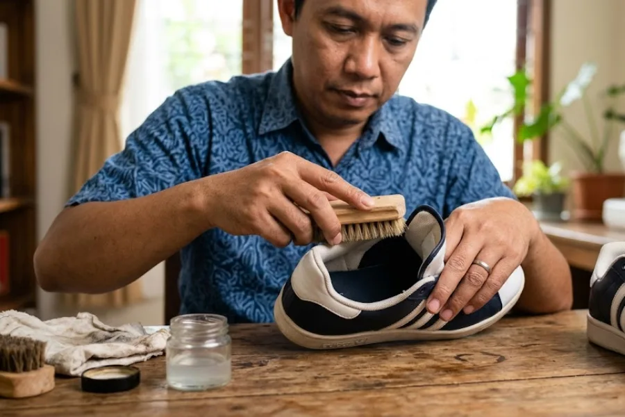 Cara Menghilangkan Bau Sepatu